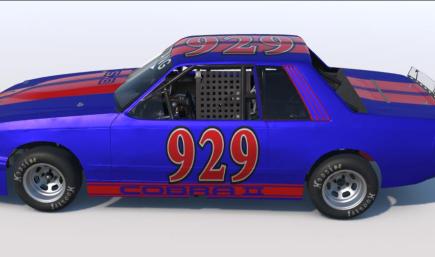 Cobra II - Blue with Red Stripes