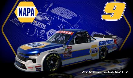 NO# Chase Elliott 2026 Napa Silverado (Fictional)