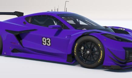 Electric Indigo Corvette