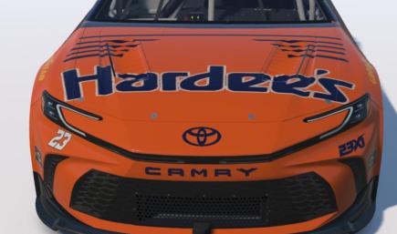 Bubba Wallace - Hardees Throwback Concept - Days of Thunder Russ Wheeler