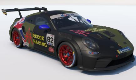 Recce Racing Blue mirrors