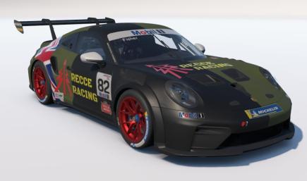 Recce Racing white mirrors