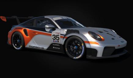 Porsche Cup 992.2 - Silver and Orange
