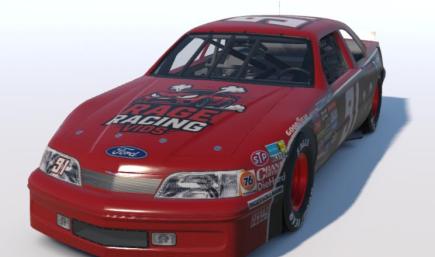 Rage Racing Vids 1987 NASCAR Legends Ford Thunderbird