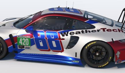 WeatherTech Racing 88 Porsche 992r GT3