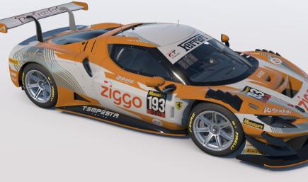 Ziggo Tempesta Racing 2026 Bathurst 12H Car #193 Ferrari 296 GT3
