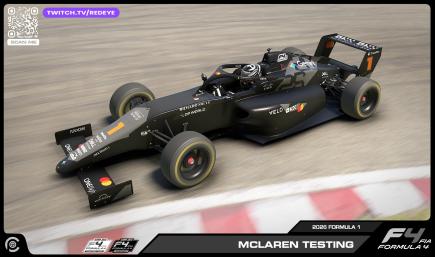 2026 McLaren MCL40 Test Livery for F4