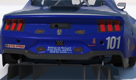 My Jesus saves 2026 Dark Horse GT3 