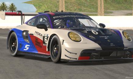 DRT Flat 6 livery for the Porsche 992 GT3 R