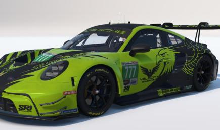 PORSCHE GT3R VELOCITY SIMSPORTS PAINT (READ DESCRIPTION)