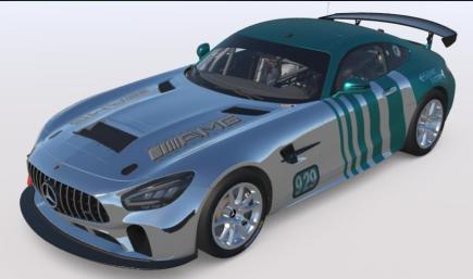 Silver Green Bullet AMG GT4