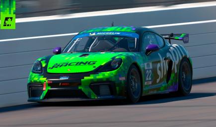 OFFICIAL 2026 #22 Shopify Racing Powered by TWOth IMSA Michelin Pilot Challenge Porsche 718 Cayman GT4 Clubsport