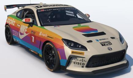 Retro Apple/Nike Toyota GR86