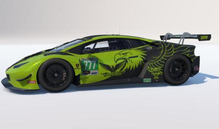 LAMBORGHINI GT3 EVO VELOCITY SIMSPORTS TEAM PAINT (READ DESCRIPTION)
