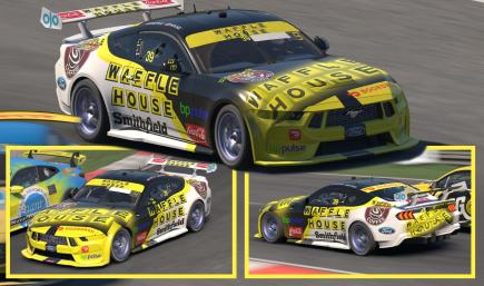 V8 Supercar Mustang Waffle House