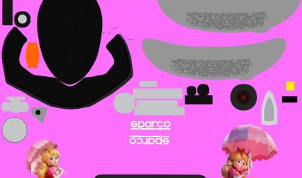 Target / The Super Mario Galaxy Movie Princess Peach drivers helmet