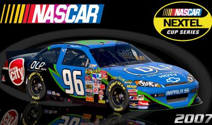 #96 Tony Raines 2007 DLP HDTV-Circuit City Impala SS COT Sim Stamped Number