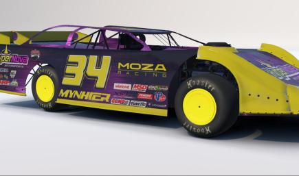 Taylor Mynhier 2026 Dirt Late Model with number