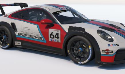 Porsche Martini - adapted safety car livery