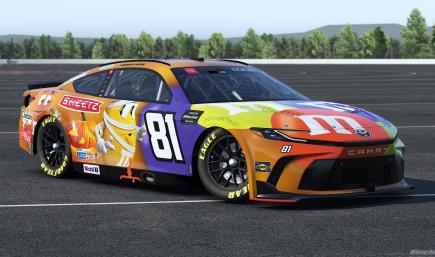 Carson Lucas 2026 M&Ms Halloween Toyota Camry