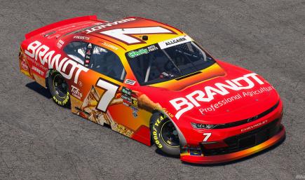 2026 Justin Allgaier BRANDT Professional Agriculture Whiskey Chevrolet (No #s)