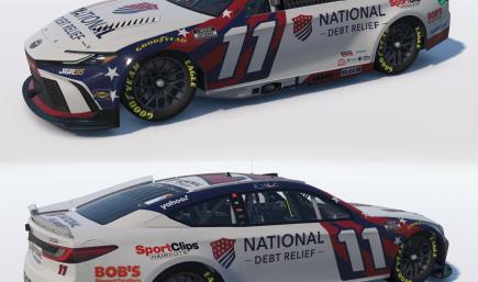 2026 Denny Hamlin National Debt Relief Toyota Camry
