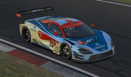 Ecure McLaren 720s EVO GT3 2026 with chamois parts