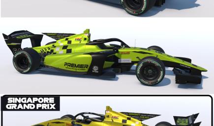 Super Formula SF23 Honda Gold