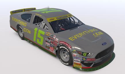 Derrike Cope 2000 Everything.com Arca Mustang no numbers