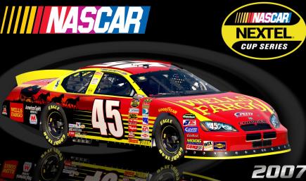 #45 Kyle Petty 2007 Wells Fargo Dodge Charger
