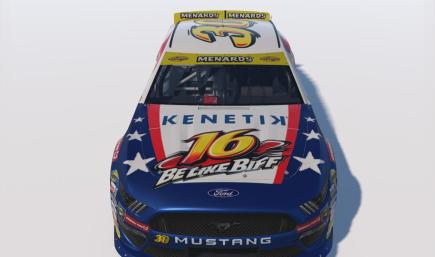 Be Like Biff - Arca Ford Mustang #30 Car Garrett Mitchell AKA Cleetus McFarland