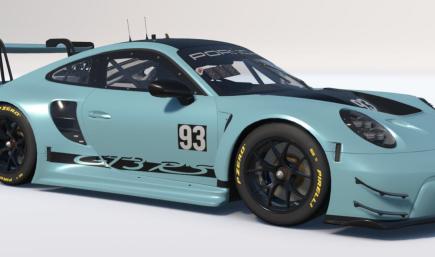 Porsche Frosted Blue Satin