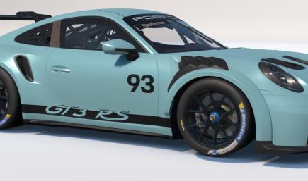 Porsche Frosted Blue Satin