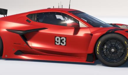 Corvette Scarlet Fire Red Satin