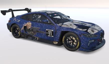 BMW M4 GT3 EVO Anime Freckle Blue 