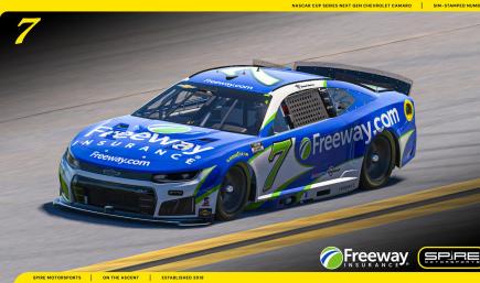 2026 #7 Daniel Suárez Freeway Insurance - No Number