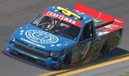 2026 Cleetus McFarland Black Rifle Coffee Company Chevrolet Silverado RST