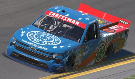 2026 Cleetus McFarland Black Rifle Coffee Company Chevrolet Silverado RST (No Numbers)