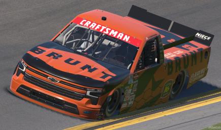 2026 Travis Pastrana BRUNT Workwear Chevrolet Silverado RST (No Numbers)