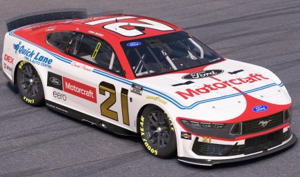 Josh Berry Wood Bros Racing David Pearson Throwback