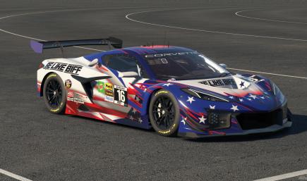 Greg Biffle Throwback Corvette GT3