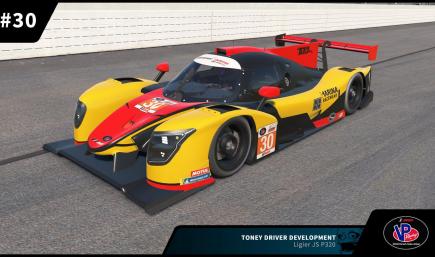 #30 Toney Driver Development Ligier JS P320 LMP3 2026 IMSA VP Racing SportsCar Challenge