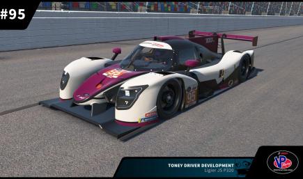 #95 Toney Driver Development Ligier JS P320 LMP3 2026 IMSA VP Racing SportsCar Challenge
