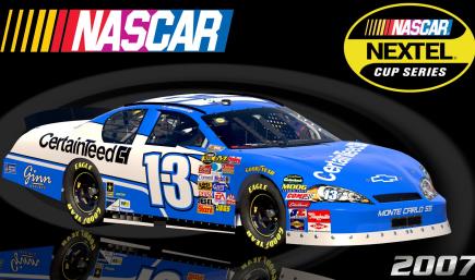 #13 Joe Nemechek 2007 Certainteed v2 Chevrolet Monte Carlo SS