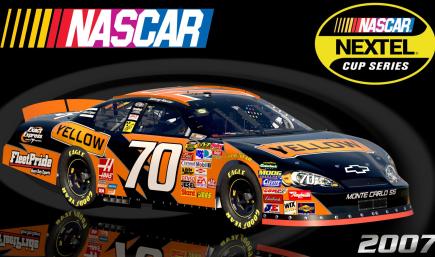 #70 Johnny Sauter 2007 Yellow Freight Chevrolet Monte Carlo SS