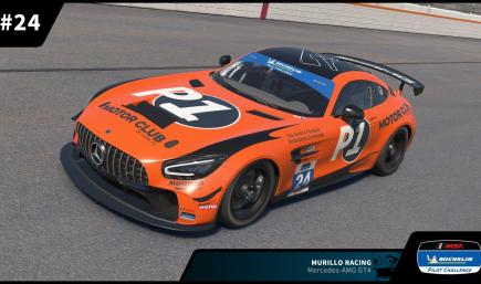 #24 Murillo Racing Mercedes AMG GT4 2026 IMSA Michelin Pilot Challenge