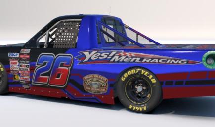 Marks Merchants Yes! Man Racing Paint