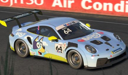 Bluey Porsche Cup