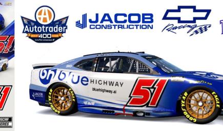 2026 RWR # 51 Cody Ware / Bluehighway.ai Chevrolet Camaro ZL1 at Atlanta. 