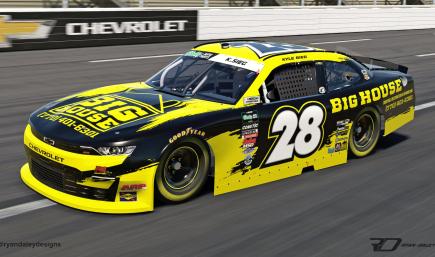 Official 2026 #28 Kyle Sieg Big House Construction No Numbers